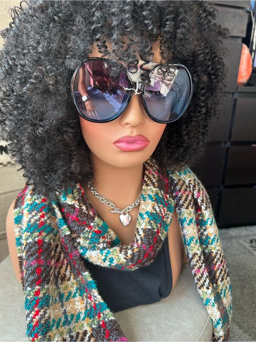 ✨NEW Oversized Gradient Black Sunglasses